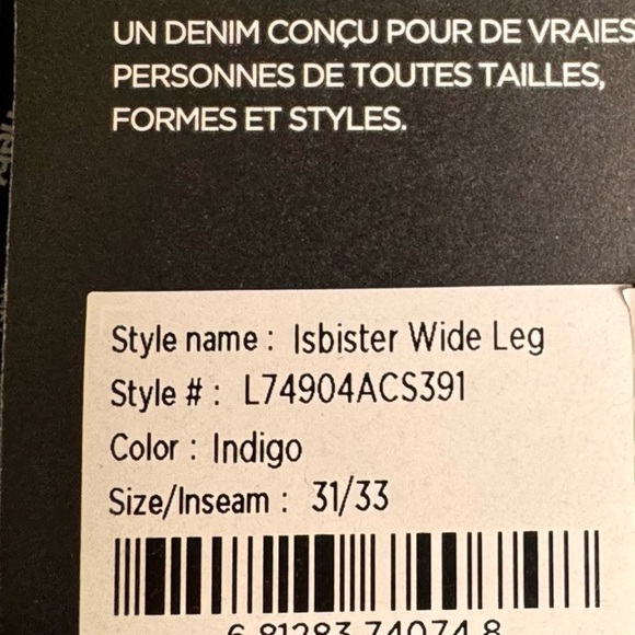 Silver Jeans CO Isbister wide leg,relaxed,baggy,high waisted,indigo,Jeans W31/33 - Picture 8 of 8